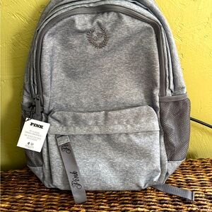NEW Victoria Secret PINK gray book bag